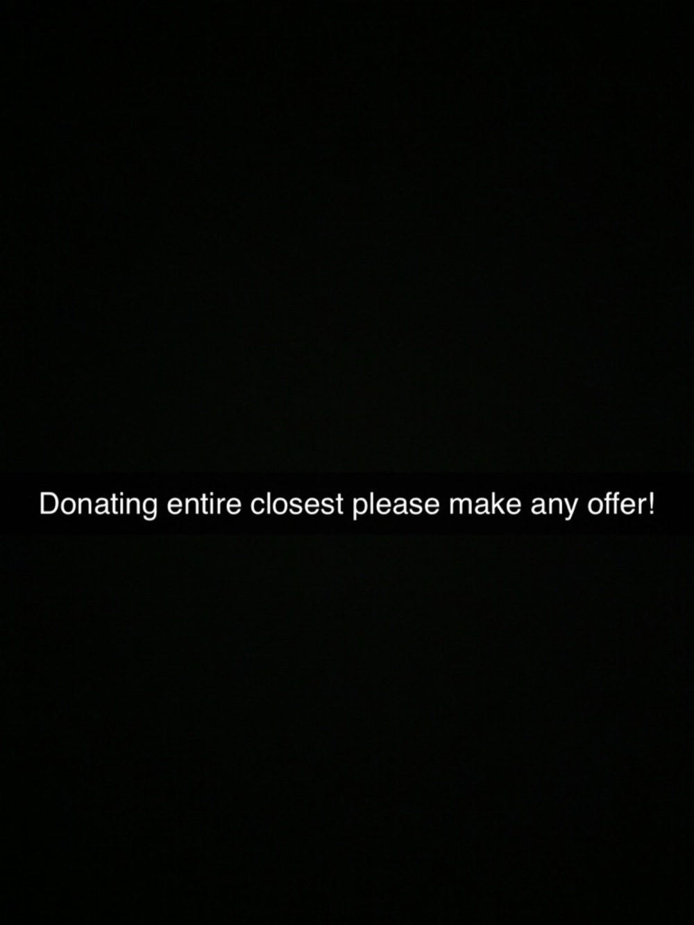 Make offers!!!